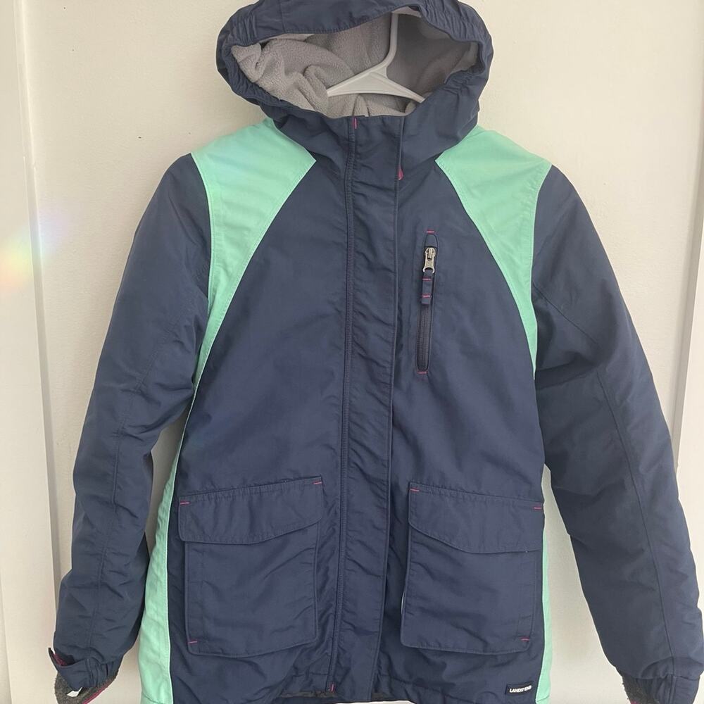 Lands end girls large squall coat